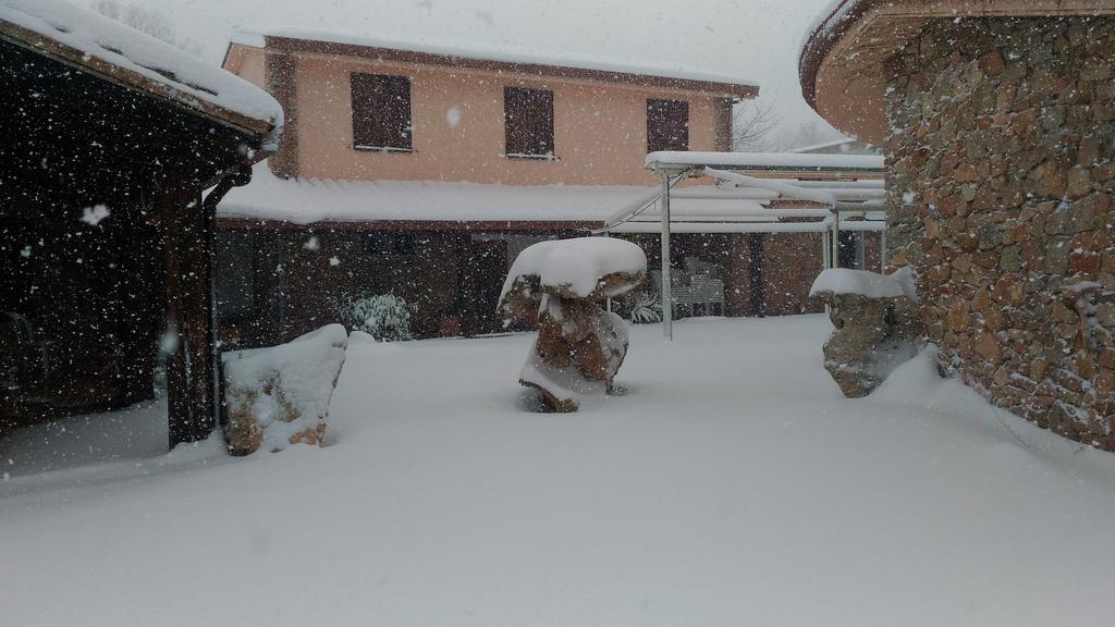 Hotel Il Nido Dell'Aquila Villanova Strisaili Buitenkant foto